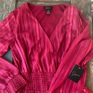 Burgundy Blouse Size Small